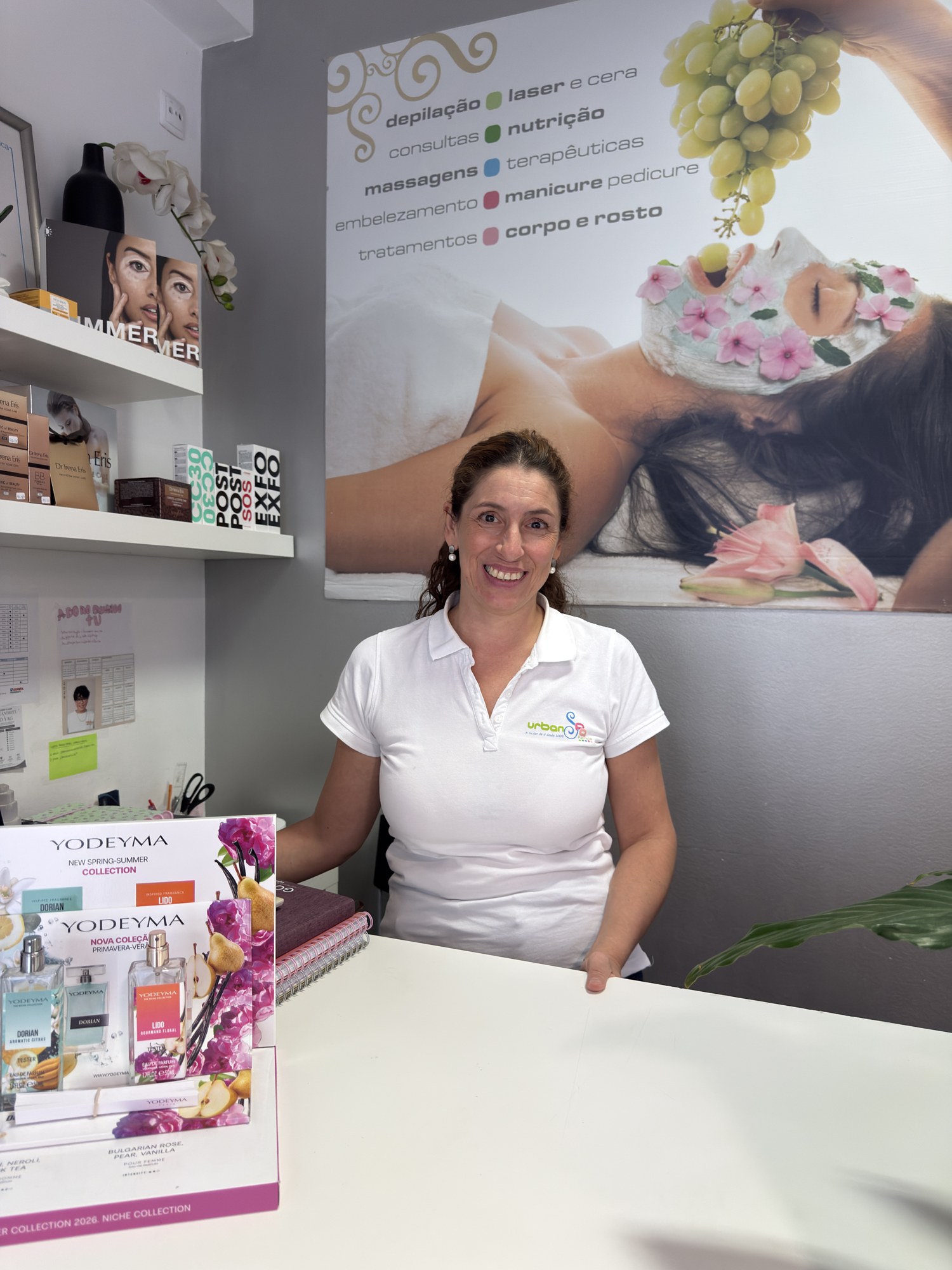 Retrato da Patrícia no Urban Spa